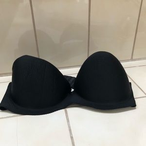 Victoria secret black strapless bra 34D